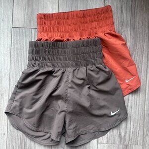 Two Pairs! Nike high-waisted athletic shorts